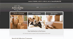 Desktop Screenshot of dantheaffordablemovingman.com